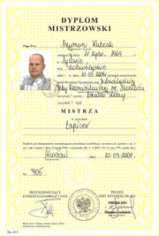 Dyplom Mistrzowski
