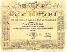 Dyplom Mistrzowski